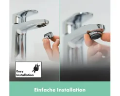 Stabhandbrause hansgrohe Pulsify E 100 1jet EcoSmart+ eckig 26 x 40 mm brushed bronze 24320140