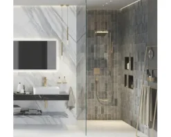 Stabhandbrause hansgrohe Pulsify E 100 1jet EcoSmart+ eckig 26 x 40 mm brushed bronze 24320140