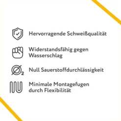 Stahlmann: Edelstahlwellrohr CSST304 für Wasserversongung im Ringbund, geglüht DN15 x 10m