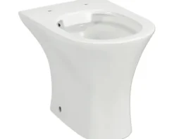 Stand-WC Rekia Tiefspüler ohne Spülrand weiß glänzend ohne WC-Sitz und Befestigung 1276794