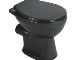 Stand-WC Tiefspüler ohne Spülrand anthrazit matt ohne WC-Sitz 1280732