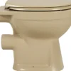 Stand-WC Tiefspüler ohne Spülrand beige matt ohne WC-Sitz 1280619