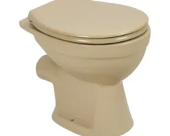 Stand-WC Tiefspüler ohne Spülrand beige matt ohne WC-Sitz 1280619