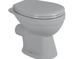 Stand-WC Tiefspüler ohne Spülrand manhattan glänzend ohne WC-Sitz