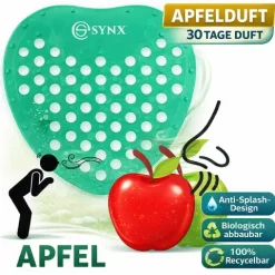 Synx Tools Urinalmatte mit Apfelduft – 30 Tage Duft – Grün