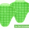 Synx Tools Urinalsieb mit Apfelduft – Grün – Anti-Splash – 2 Stück
