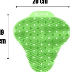 Synx Tools Urinalsieb mit Apfelduft – Grün – Anti-Splash – 2 Stück