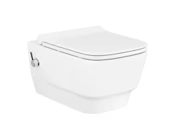 Taharet Dusch bidet Wc mit integrierter Armatur und Soft Close Wc sitz Kalt Anschluss