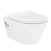 Taharet WC Spülrandlos mit Bidetfunktion: Dusch-WC mit Soft-Close-Sitz für maximalen Komfort und Hygiene