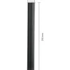 Tauchrohr für Waschtisch 295 x Ø32 mm schwarz matt 30.415.68