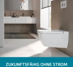 Tece Duschwc Taharet TECEone Set, Warm-/Kaltwasser mit Soft Close Sitz/Deckel