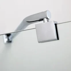 2-teilige Badewannenfaltwand aus 6mm Sicherheitsglas, faltbar | Giada