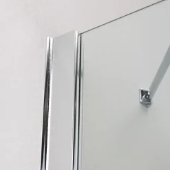 2-teilige Badewannenfaltwand aus 6mm Sicherheitsglas, faltbar | Giada