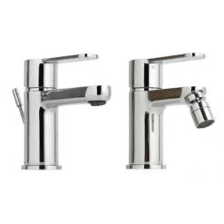 2-teiliges Einhebel-Armaturen-Set, verchromt | Nora