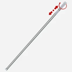 Teleskop-Duschstange 135-235 cm. Ø 25 mm Chrom