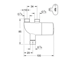 Termischer Verbrühschutz GROHE 34487000