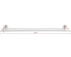 tesa Badetuchhalter doppelt SMOOZ 64 cm chrom