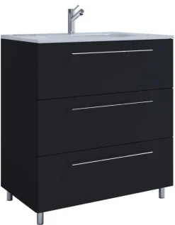 2-tlg. Waschplatz Waschtisch Badinos 3 Schublade