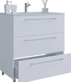 2-tlg. Waschplatz Waschtisch Badinos 3 Schublade
