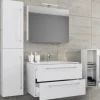 5-tlg. Waschplatz Waschtisch Badinos Schublade SC