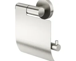 Toilettenpapierhalter mit Deckel TIGER Boston edelstahl gebürstet