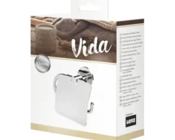 Toilettenpapierhalter mit Deckel Lenz VIDA chrom