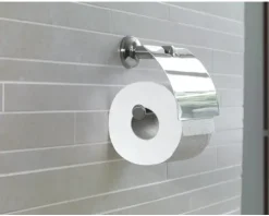 Toilettenpapierhalter mit Deckel Spirella Campagne chrom