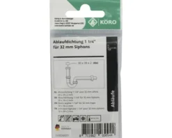 TPE-Ring 30 x 39 x 2 mm 70 Sh.A für Abläufe 1 1/4"