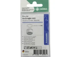 TPE-Ring 15 x 21 x 1,5 mm 70 Sh.A für Mischdüse M22