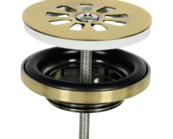 Universal Siebventil 1 1/4" matt gold