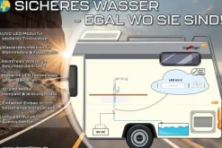 UVC-LED 12/24V Modul zur Wasserentkeimung für Wohnmobile und Filtersysteme.