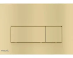 veporit Betätigungsplatte SQUARE Platte gold matt / Taster gold matt mit Anti-Fingerprint und Antibakteriell