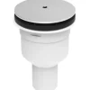 veporit Duschablauf für Dusche 90 mm Ablauf senkrecht chrom