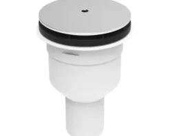 veporit Duschablauf für Dusche 90 mm Ablauf senkrecht chrom