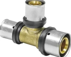veporit. Pressfitting T-Stück Connect TH und U-Kontur 20 x 16 x 16 mm für Verbundrohr