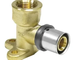 veporit. Pressfitting Wandscheibe Connect TH und U-Kontur 16 mm x 1/2"IG für Verbundrohr