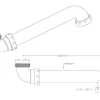 veporit. Raumspar-Ablaufbogen 1 ½" x Ø40 mm weiß