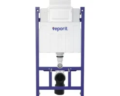 veporit. Vorwandelement für Wand-WC ICUBOX WC 858 Duo H: 858 mm Betätigung von vorne und von oben inkl. Einwurfschacht und Wandbefestigung