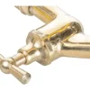 veporit. Auslaufventil 1/2" mit Knebelgriff messing poliert