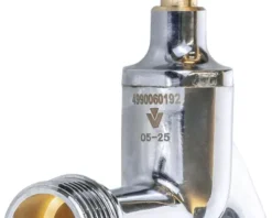 veporit. Auslaufventil 1/2" mit Knebelgriff verchromt