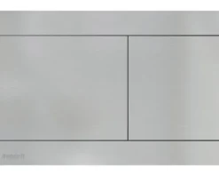 veporit Betätigungsplatte TWIN Platte aluminium gebürstet / Taster aluminium gebürstet