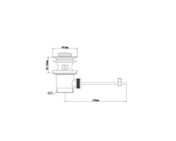 veporit. Excentergarnitur 1 1/4" verchromt