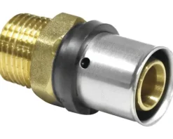 veporit. Pressfitting Übergangsstück Connect TH und U-Kontur 16 mm x 1/2"AG für Verbundrohr