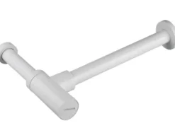 veporit. Tassensiphon für Waschtisch 1 1/4 Zoll x 32 mm Kunststoff weiß glänzend