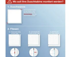 verkürzte Seitenwand Schulte MasterClass Breite 75 cm Klarglas Profilfarbe chrom