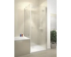 verkürzte Seitenwand Schulte MasterClass Breite 75 cm Klarglas Profilfarbe chrom