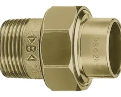 Verschraubung 15x1/2" AG 10 Stück Rotguss