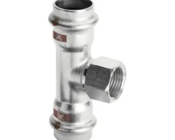 viega Temponox Pressfitting T-Stück Edelstahl Presskontur V 1717.2 15 mm x 1/2 Zoll IG 810863