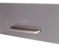 Villeroy & Boch Betätigungsplatte VIConnect Platte grau glänzend / Taster chrom matt 922160RA