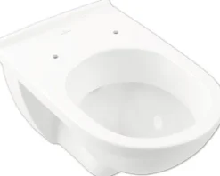Villeroy & Boch Wand-WC O.novo Tiefspüler mit Spülrand weiß glänzend mit Beschichtung ohne WC-Sitz 566010R1
